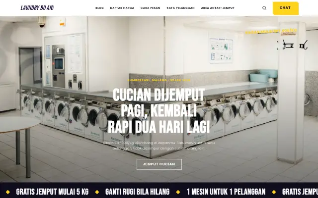 Tampilan tema Bugar