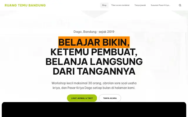Tampilan tema Gegap