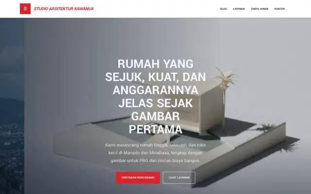 Tampilan tema Guyub