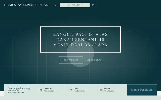 Tampilan tema Kencana