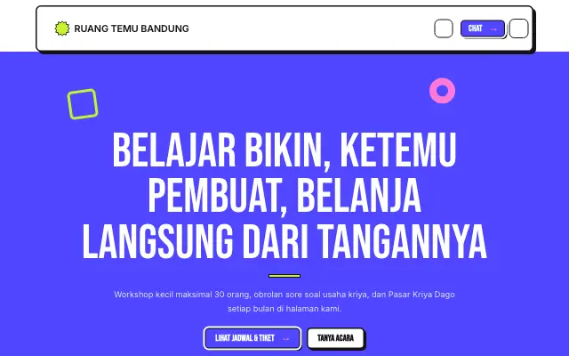 Tampilan tema Kongres