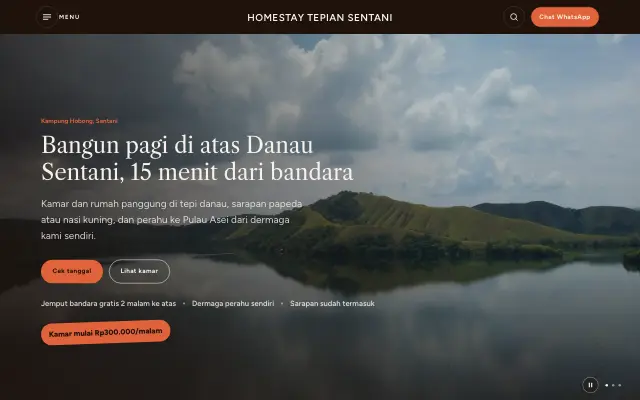 Tampilan tema Lawatan