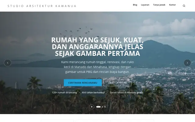Tampilan tema Lensa
