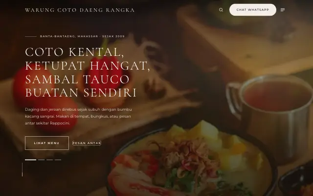 Tampilan tema Perjamuan