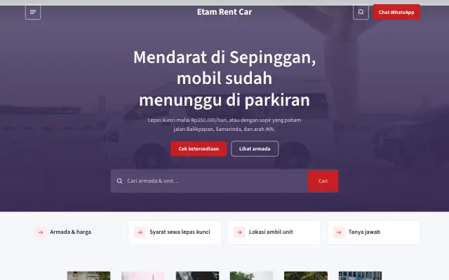 Tampilan tema Rekam