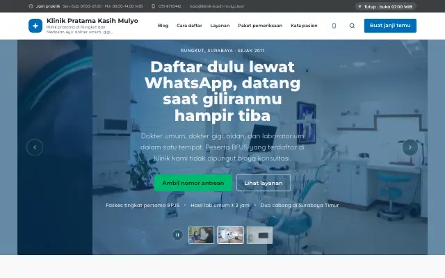 Tampilan tema Sigap