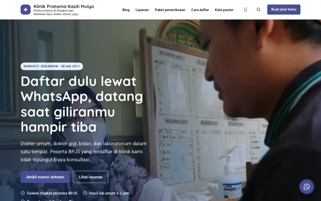 Tampilan tema Tulus